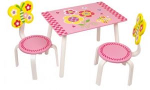 Komplet stołu i 2 krzeseł ?Leonor?
