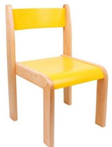 Krzesełka, zielone i żółte